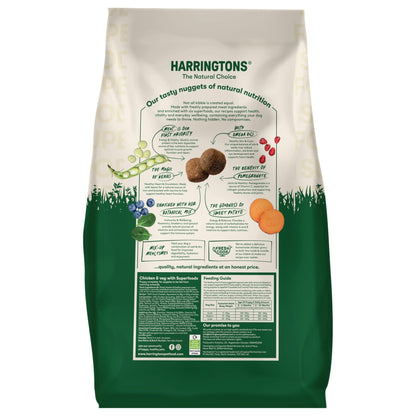 Harringtons Superfoods Complete Grain Free Dry Adult Dog Food Chicken with Veg 1.7kg (Pack of 4) - Made with All Natural Ingredients (Packaging may vary) - Sayby’s