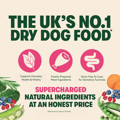 Harringtons Superfoods Complete Grain Free Dry Adult Dog Food Chicken with Veg 1.7kg (Pack of 4) - Made with All Natural Ingredients (Packaging may vary) - Sayby’s