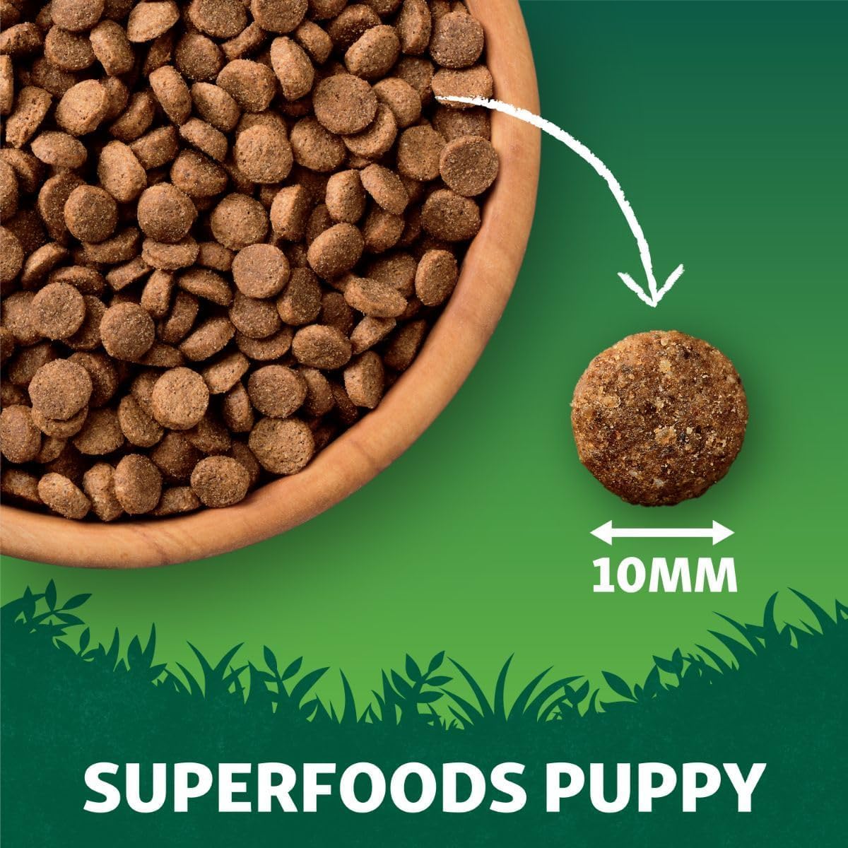 Harringtons Superfoods Puppy Complete Grain Free Hypoallergenic Chicken with Veg Dry Dog Food 10kg - Made with All Natural Ingredients, Packaging may vary - Sayby’s