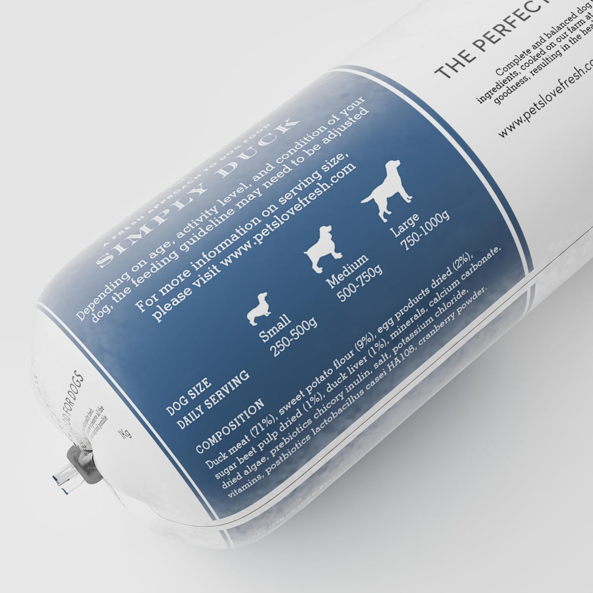 Healthy & Tasty Fresh Dog Food by Pets Love Fresh - 100% Natural - Real British Meat - Zero Preservatives - SimHealthy & Tasty Fresh Dog Food by Pets Love Fresh - 100% Natural - Real British Meat - Zero Preservatives - Simply Chicken (5 x 600g chub rolls) - Sayby’s