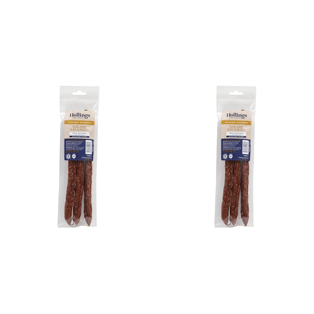 Hollings Chicken Sausages Dog Treats, Delicious, Nutritious Air Dried Chews for Adult Dogs, Made with 100% Natural Ingredients (Pack of 3) - Sayby’s
