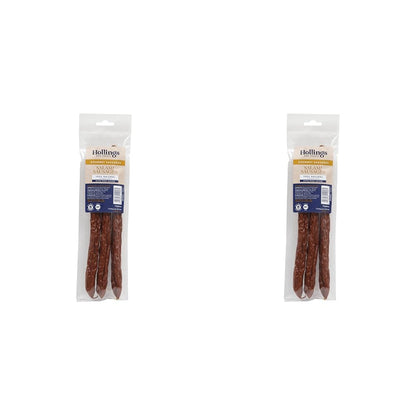 Hollings Chicken Sausages Dog Treats, Delicious, Nutritious Air Dried Chews for Adult Dogs, Made with 100% Natural Ingredients (Pack of 3) - Sayby’s