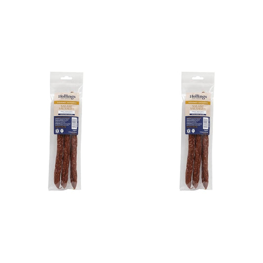 Hollings Chicken Sausages Dog Treats, Delicious, Nutritious Air Dried Chews for Adult Dogs, Made with 100% Natural Ingredients (Pack of 3) - Sayby’s