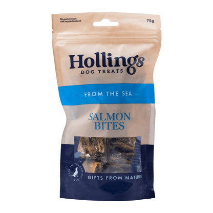 Hollings Whitefish Bites Dog Treats, 100% Natural with Fresh Fish Air Dried Healthy Treats for Dogs, Hypoallergenic and Grain Free (75g) - Sayby’s