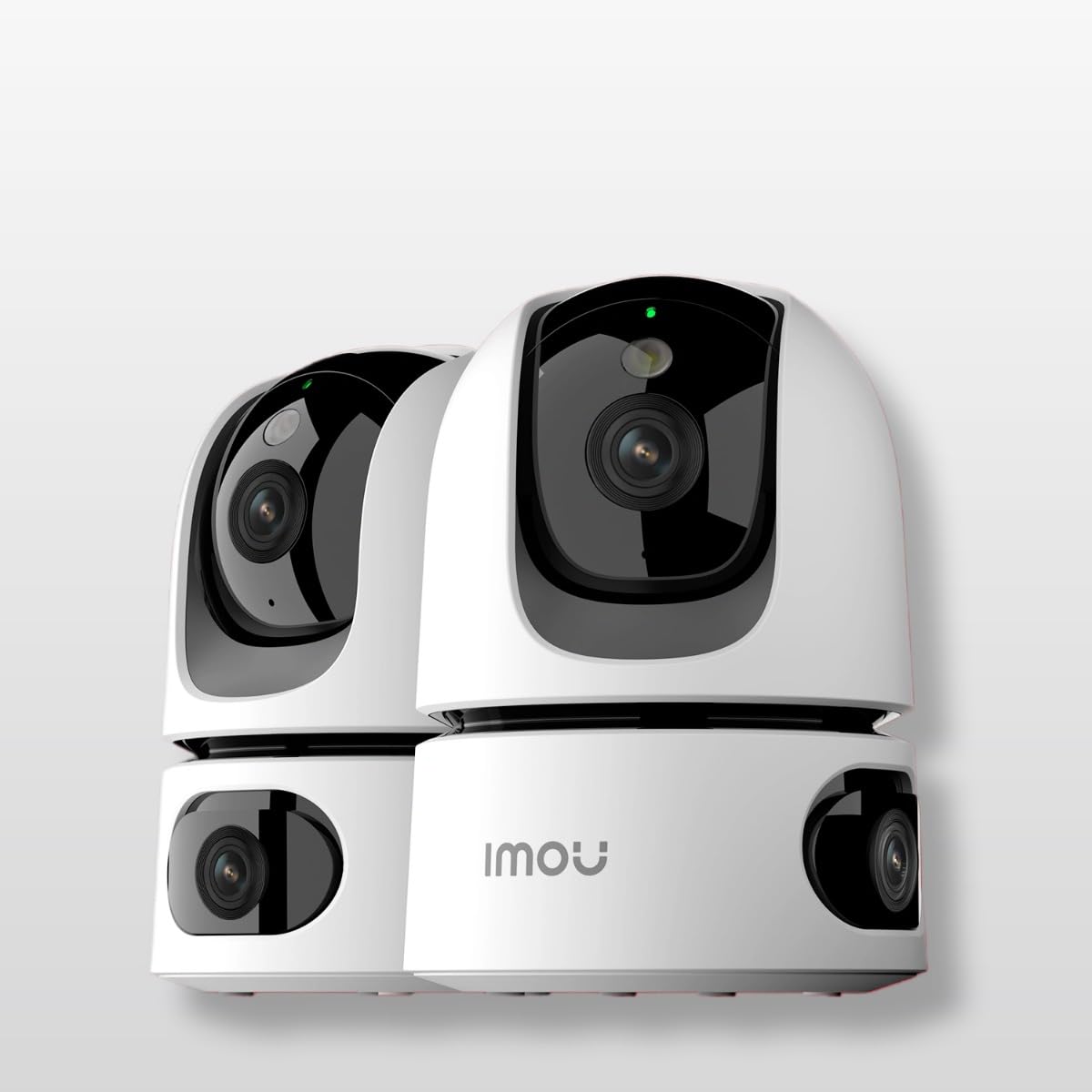 Imou Dual-Lens 2K+2K Indoor Security Camera, House Security Camera 360°Full Coverage, Pet Baby Camera with APP, Color Night Vision, Human/Pet/Sound/Motion Detection, Siren Spotlight, 2.4GHz Only - Sayby’s