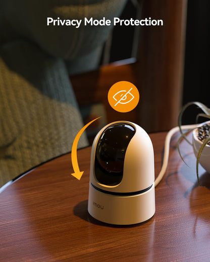 Imou Dual-Lens 2K+2K Indoor Security Camera, House Security Camera 360°Full Coverage, Pet Baby Camera with APP, Color Night Vision, Human/Pet/Sound/Motion Detection, Siren Spotlight, 2.4GHz Only - Sayby’s