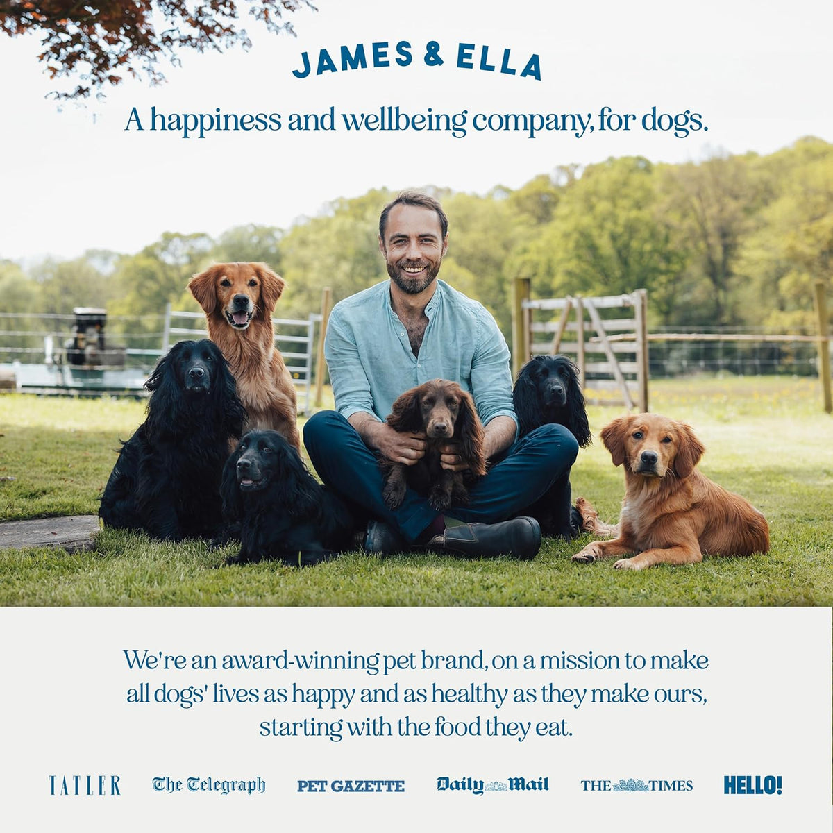 James & Ella Freeze-Dried Dog Treats (40g) ❘ Delicious Country Game Freeze-Dried Dog Treats, Packed with Protein, Essential Oils & Minerals for Happy, Healthy Dogs, Lightweight & Gluten Free - Sayby’s