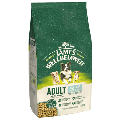 JAMES WELLBELOVED - Hypoallergenic Adult Dry Dog Food - 15 kg - Turkey & Rice - Bulk Dog Food Pack - Sayby’s