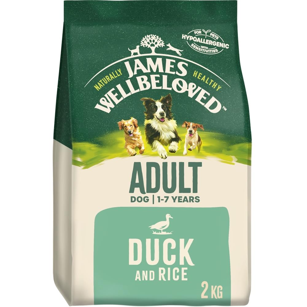 JAMES WELLBELOVED - Hypoallergenic Adult Dry Dog Food - 15 kg - Turkey & Rice - Bulk Dog Food Pack - Sayby’s