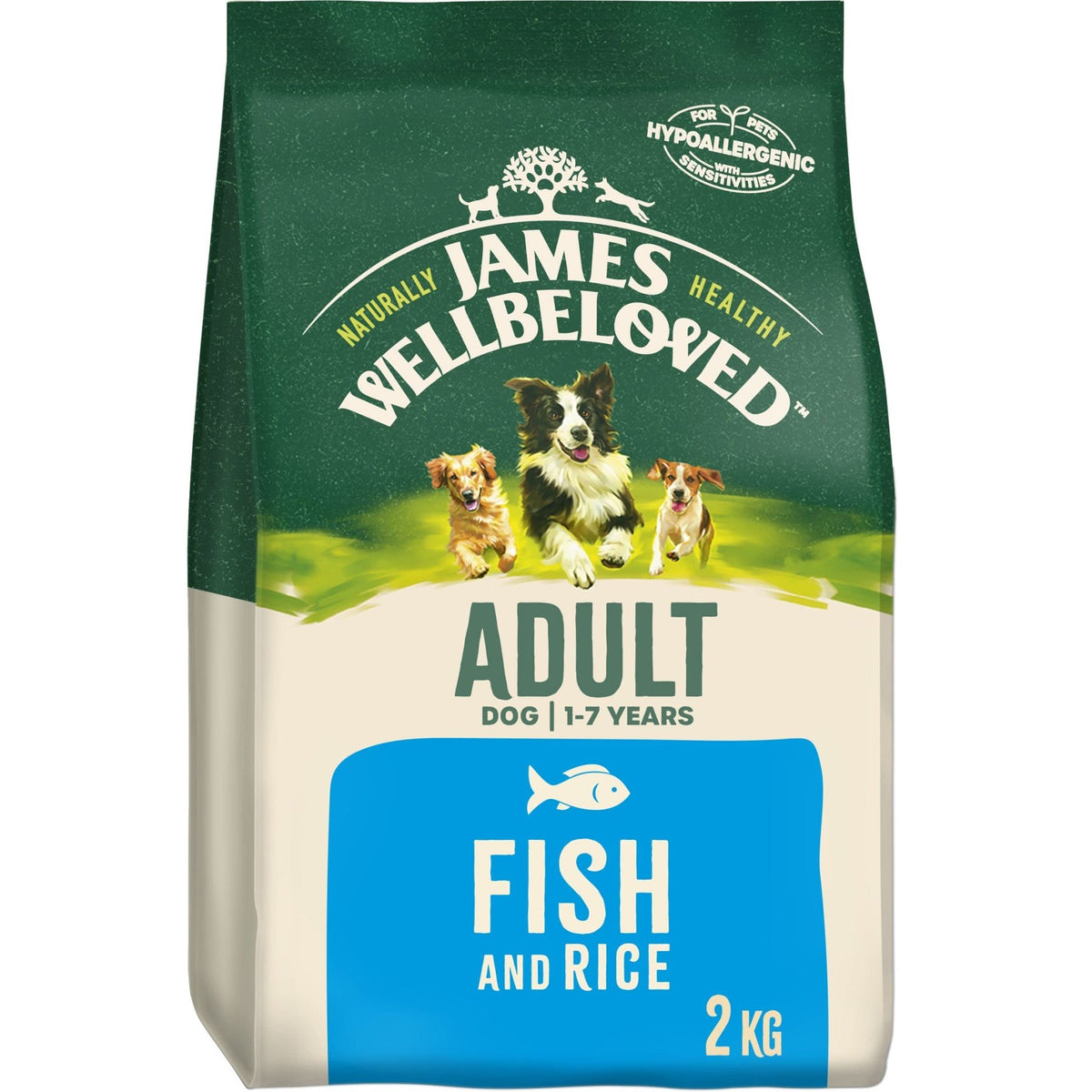 JAMES WELLBELOVED - Hypoallergenic Adult Dry Dog Food - 15 kg - Turkey & Rice - Bulk Dog Food Pack - Sayby’s