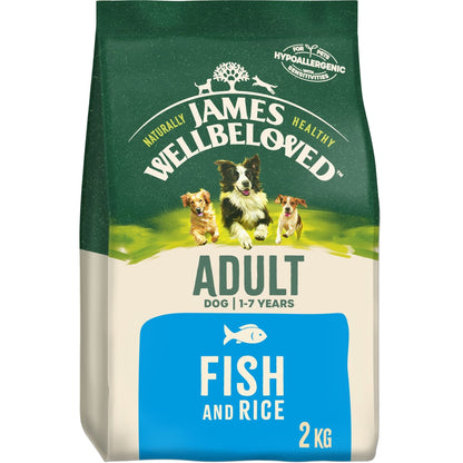 JAMES WELLBELOVED - Hypoallergenic Adult Dry Dog Food - 15 kg - Turkey & Rice - Bulk Dog Food Pack - Sayby’s