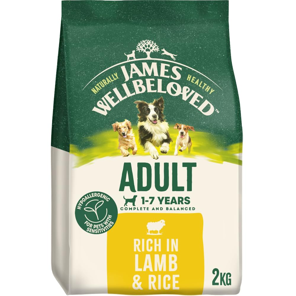 JAMES WELLBELOVED - Hypoallergenic Adult Dry Dog Food - 15 kg - Turkey & Rice - Bulk Dog Food Pack - Sayby’s