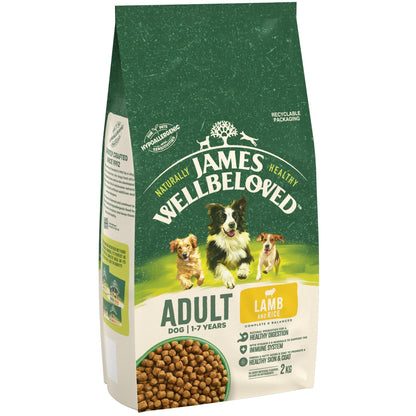 JAMES WELLBELOVED - Hypoallergenic Adult Dry Dog Food - 15 kg - Turkey & Rice - Bulk Dog Food Pack - Sayby’s