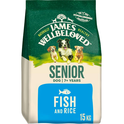 JAMES WELLBELOVED - Hypoallergenic Senior Dry Dog - Food - Bulk Dog Food Pack - Sayby’s