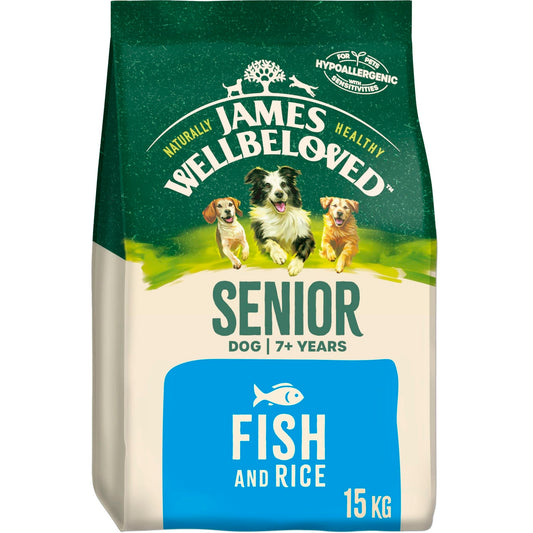 JAMES WELLBELOVED - Hypoallergenic Senior Dry Dog - Food - Bulk Dog Food Pack - Sayby’s