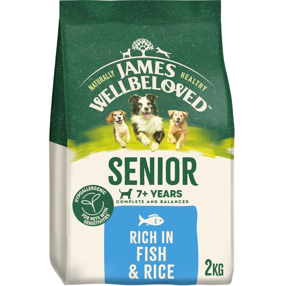 JAMES WELLBELOVED - Hypoallergenic Senior Dry Dog - Food - Bulk Dog Food Pack - Sayby’s