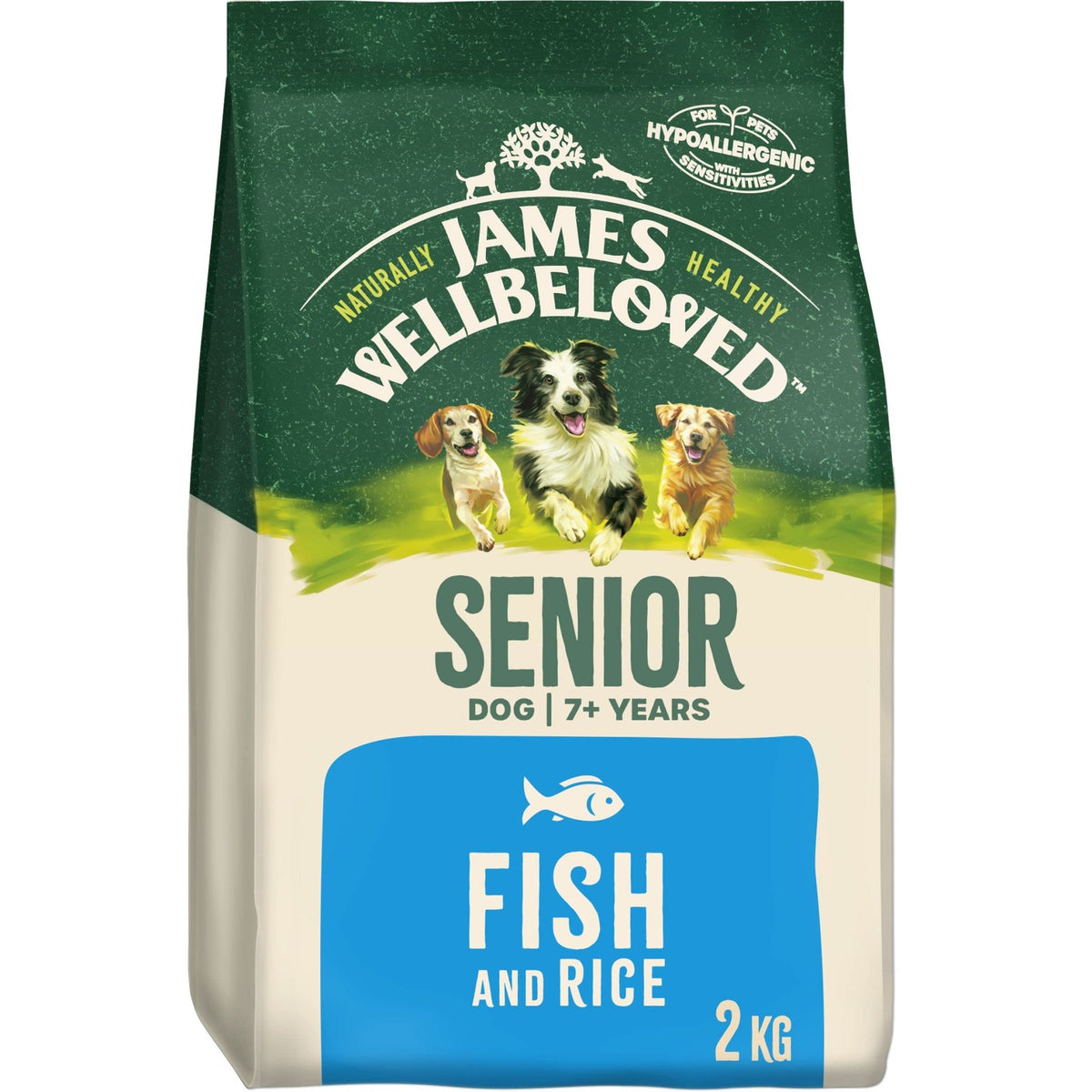 JAMES WELLBELOVED - Hypoallergenic Senior Dry Dog - Food - Bulk Dog Food Pack - Sayby’s