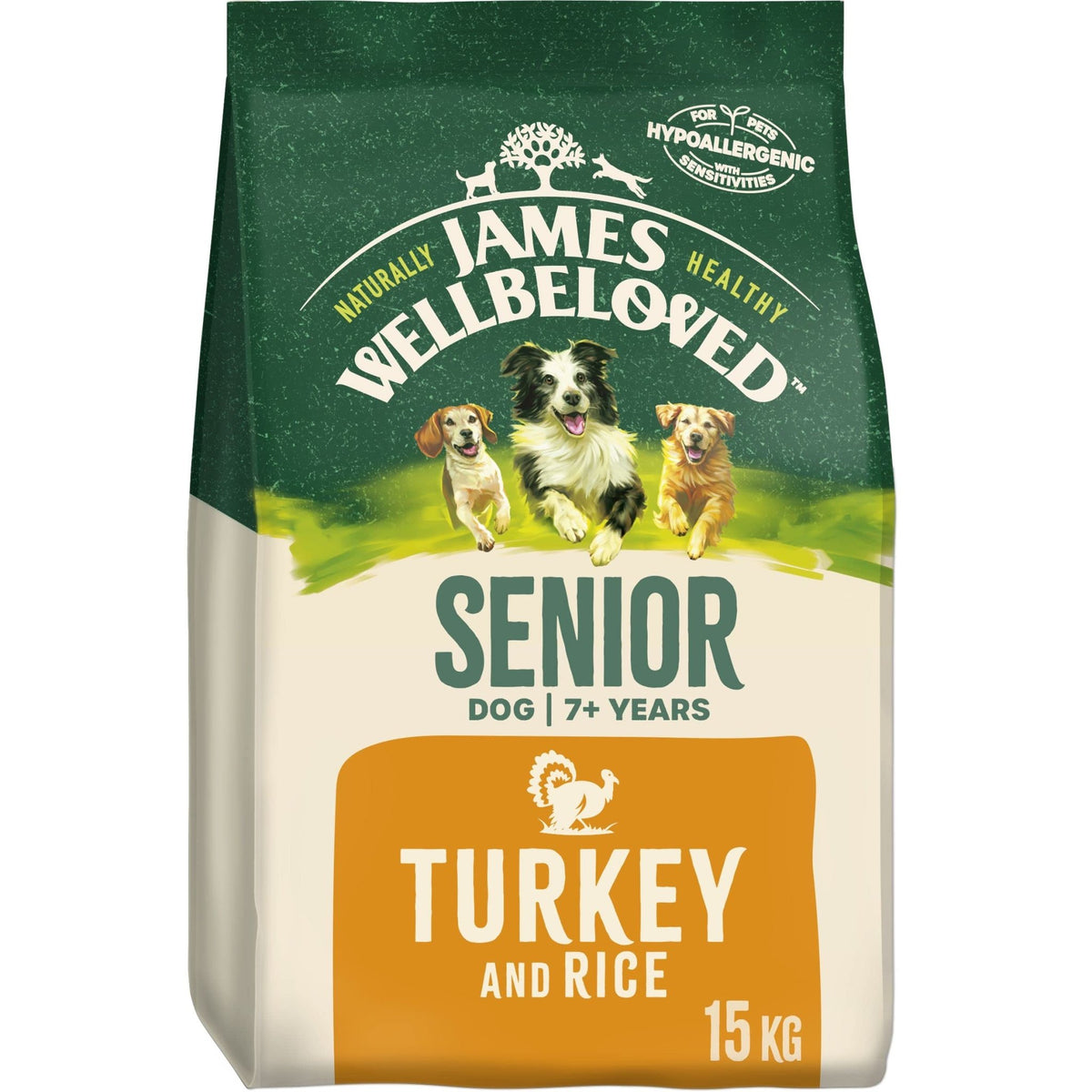 JAMES WELLBELOVED - Hypoallergenic Senior Dry Dog - Food - Bulk Dog Food Pack - Sayby’s