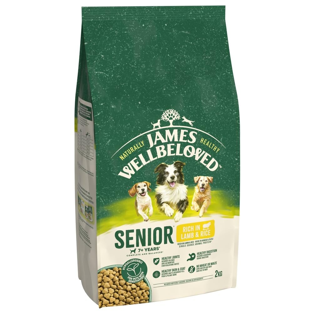 JAMES WELLBELOVED - Hypoallergenic Senior Dry Dog - Food - Bulk Dog Food Pack - Sayby’s