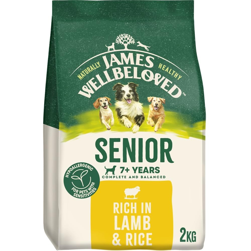 JAMES WELLBELOVED - Hypoallergenic Senior Dry Dog - Food - Bulk Dog Food Pack - Sayby’s