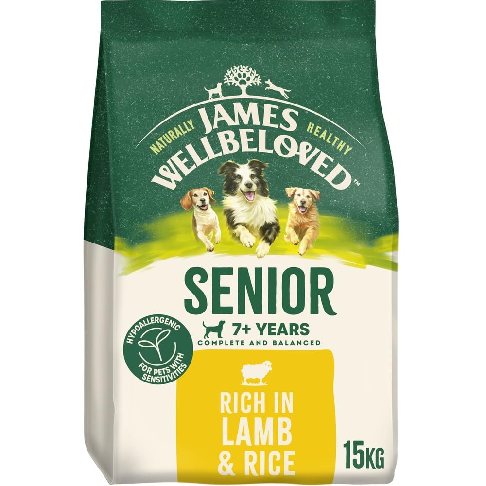 JAMES WELLBELOVED - Hypoallergenic Senior Dry Dog - Food - Bulk Dog Food Pack - Sayby’s