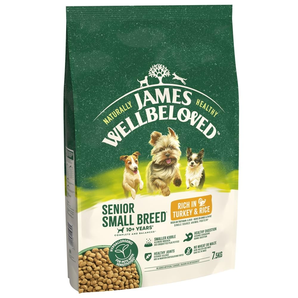 JAMES WELLBELOVED - Hypoallergenic Senior Dry Dog - Food - Bulk Dog Food Pack - Sayby’s