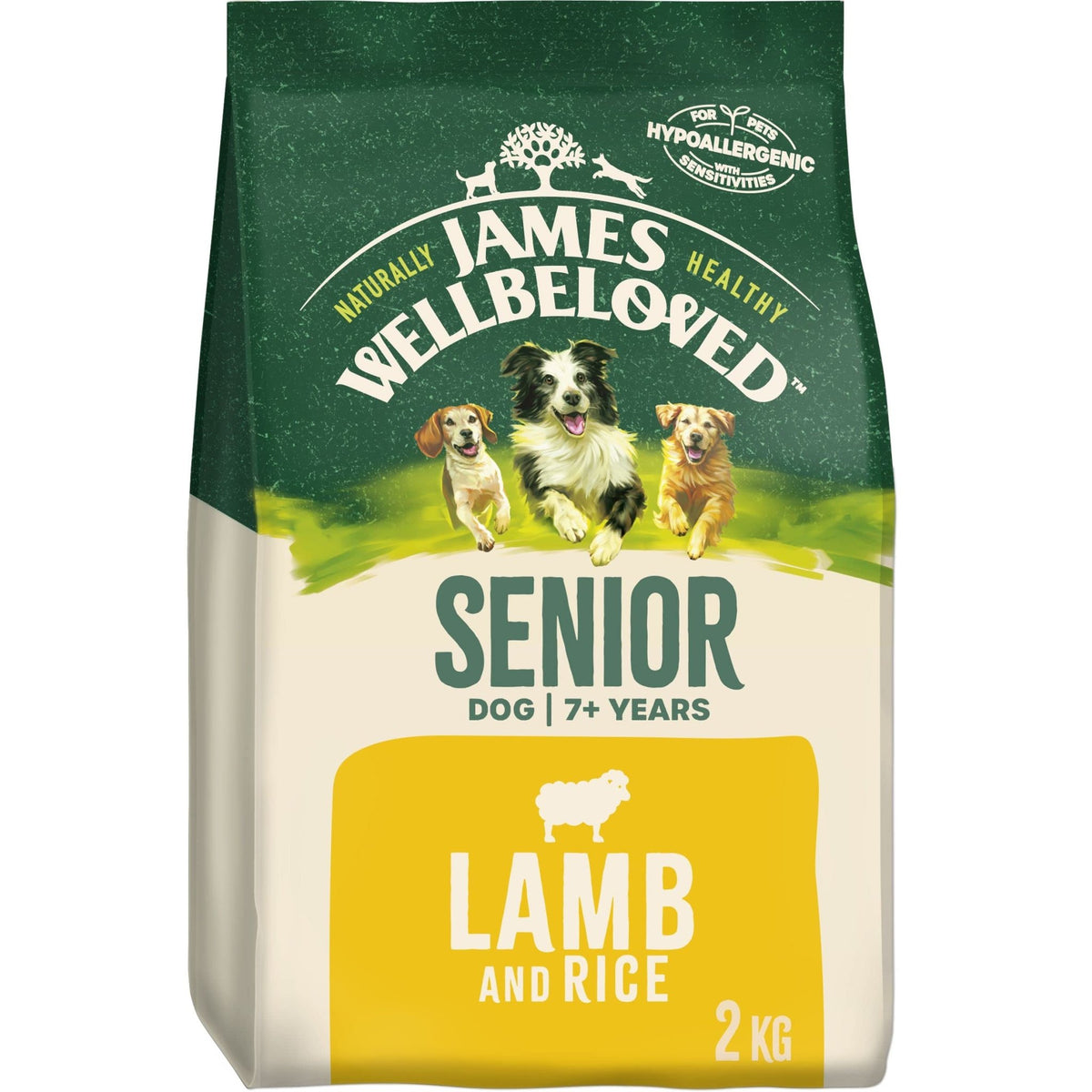 JAMES WELLBELOVED - Hypoallergenic Senior Dry Dog - Food - Bulk Dog Food Pack - Sayby’s