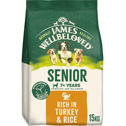 JAMES WELLBELOVED - Hypoallergenic Senior Dry Dog - Food - Bulk Dog Food Pack - Sayby’s