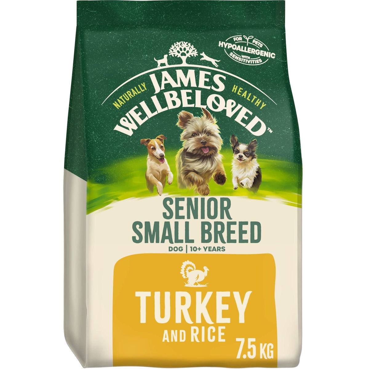 JAMES WELLBELOVED - Hypoallergenic Senior Dry Dog - Food - Bulk Dog Food Pack - Sayby’s