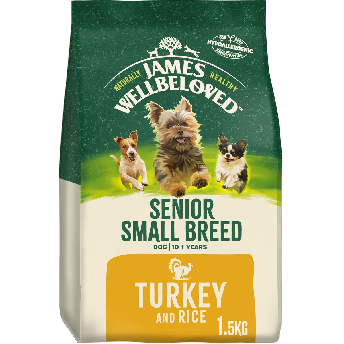 JAMES WELLBELOVED - Hypoallergenic Senior Dry Dog - Food - Bulk Dog Food Pack - Sayby’s