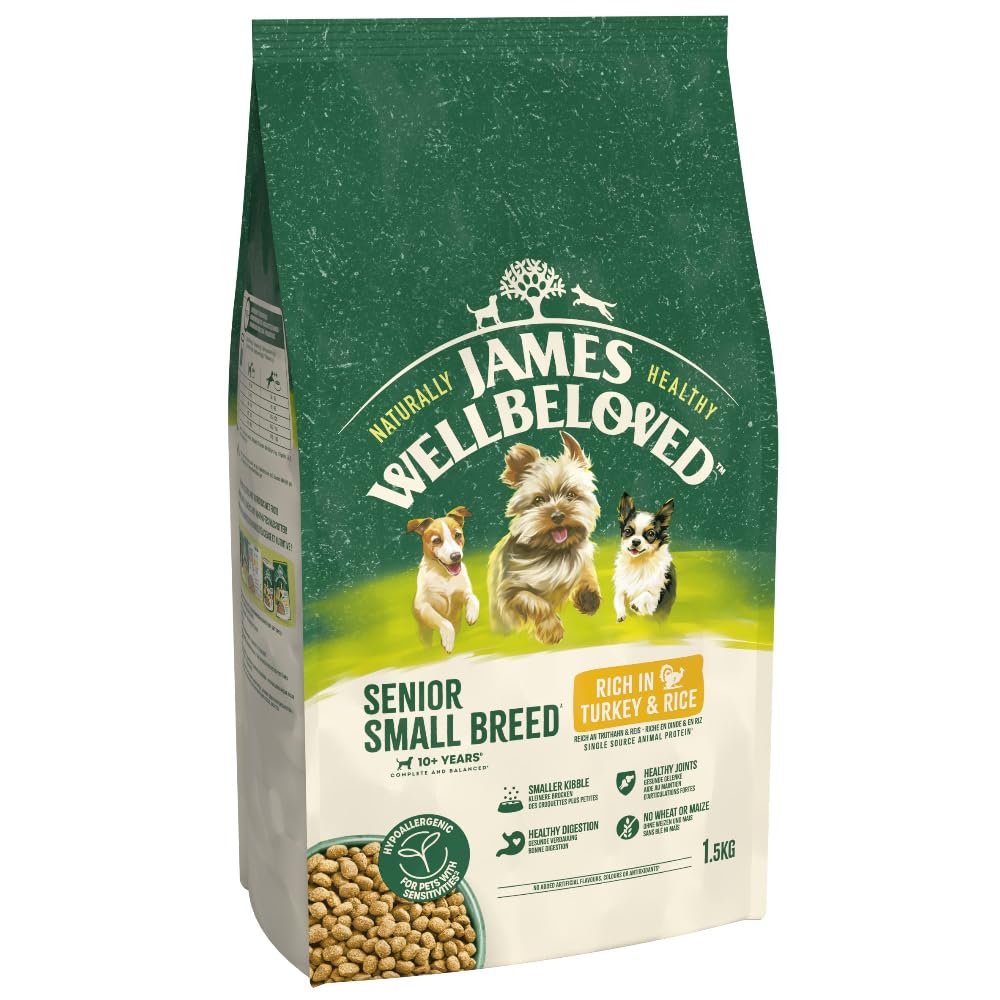 JAMES WELLBELOVED - Hypoallergenic Senior Dry Dog - Food - Bulk Dog Food Pack - Sayby’s