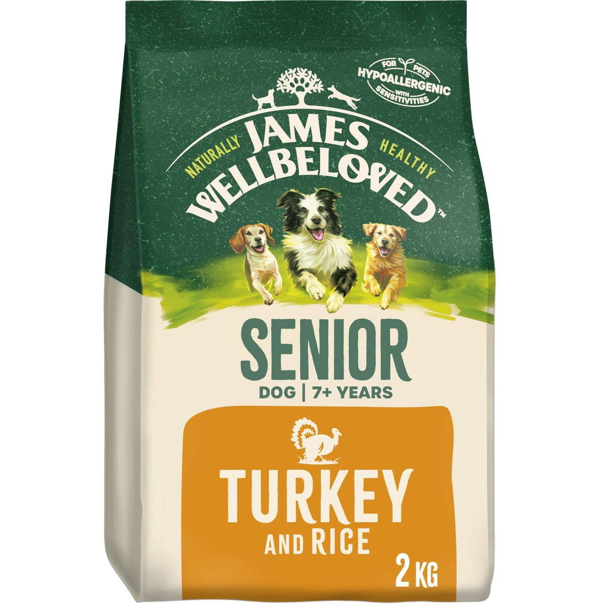 JAMES WELLBELOVED - Hypoallergenic Senior Dry Dog - Food - Bulk Dog Food Pack - Sayby’s