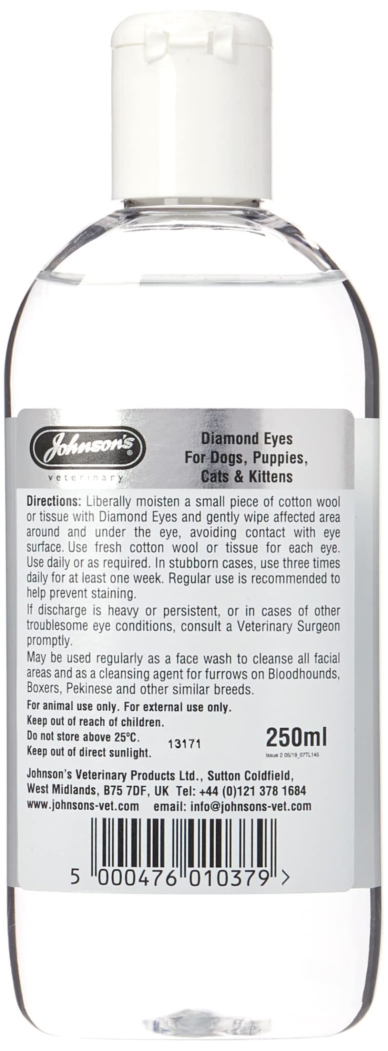 Johnsons Veterinary Products Diamond Eyes, 250 ml - Sayby’s