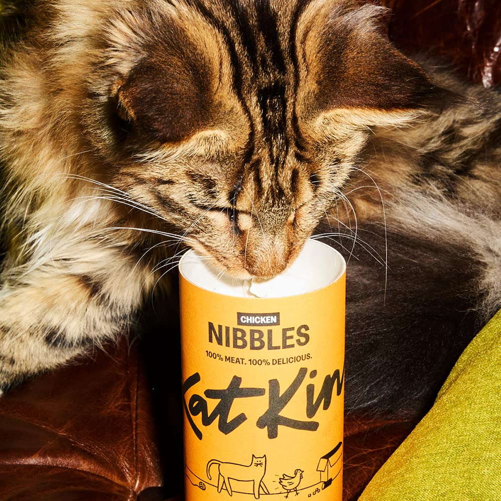 KatKin Chicken Nibbles (50g Tube): 100% Breast Freeze-Dried Cat Treats – Delicious Fresh Chicken; Freeze-Dried to Protect Nutrition; Made in the UK for Cats and Kittens - Sayby’s
