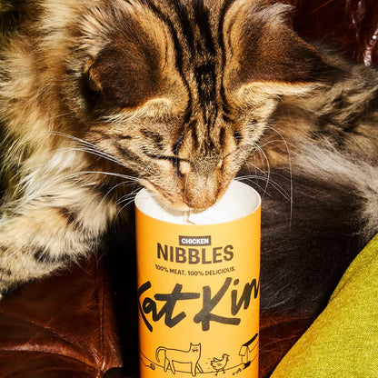 KatKin Chicken Nibbles (50g Tube): 100% Breast Freeze-Dried Cat Treats – Delicious Fresh Chicken; Freeze-Dried to Protect Nutrition; Made in the UK for Cats and Kittens - Sayby’s