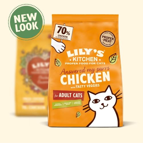 Lily's Kitchen Made with Natural Ingredients Adult Dry Cat Food Bag Grain-Free Recipe - Sayby’s