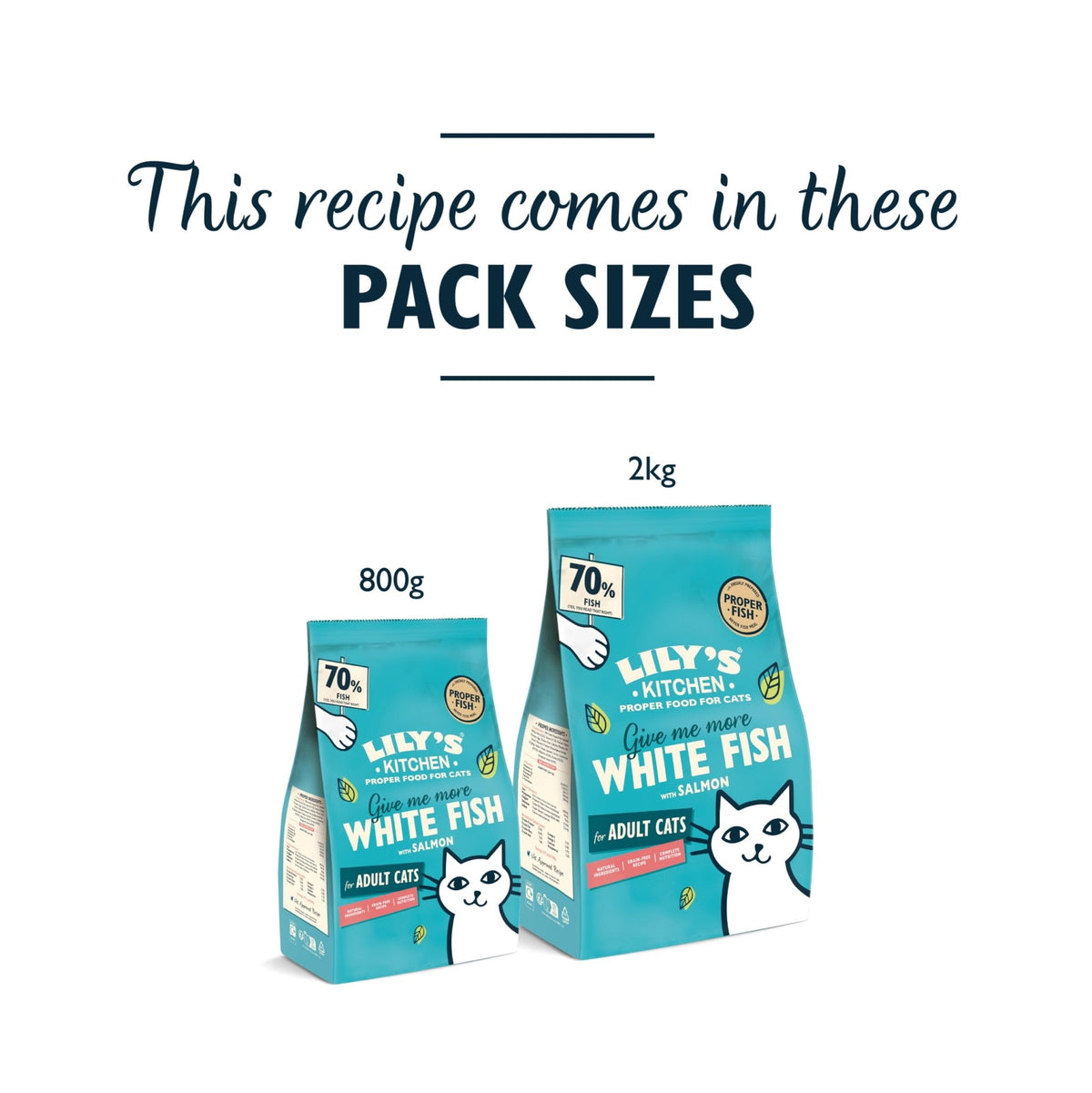 Lily's Kitchen Made with Natural Ingredients Adult Dry Cat Food Bag Grain-Free Recipe - Sayby’s