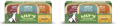 Lily's Kitchen Natural Adult Dog Food Wet Trays - Classic Dinners Multipack - Chicken, Lamb & Beef - Complete Meal Recipes - Sayby’s