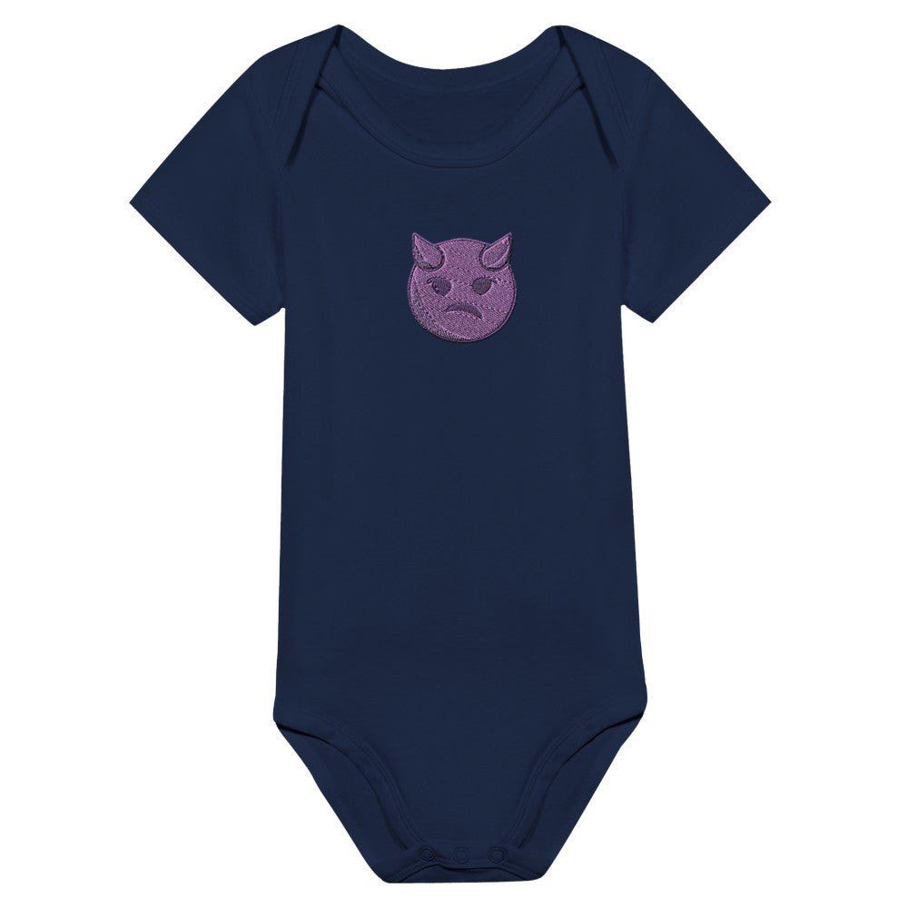 Little Devil Embroidered Short Sleeve Onesie – Adorable Baby Bodysuit FREE DELIVERY - Sayby’s