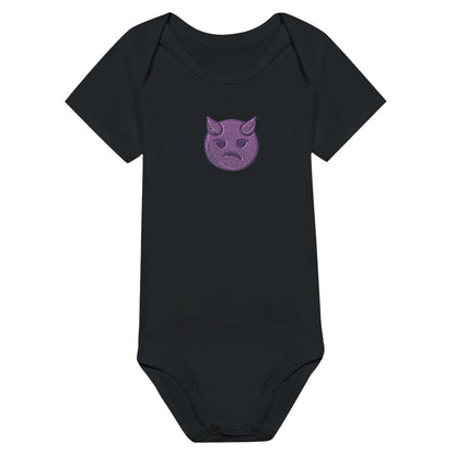 Little Devil Embroidered Short Sleeve Onesie – Adorable Baby Bodysuit FREE DELIVERY - Sayby’s