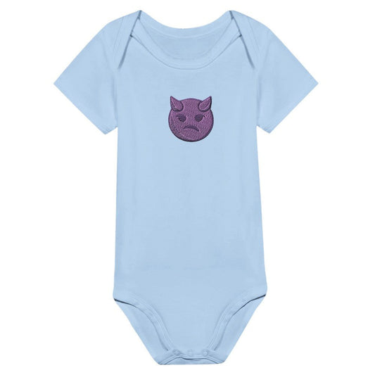 Little Devil Embroidered Short Sleeve Onesie – Adorable Baby Bodysuit FREE DELIVERY - Sayby’s