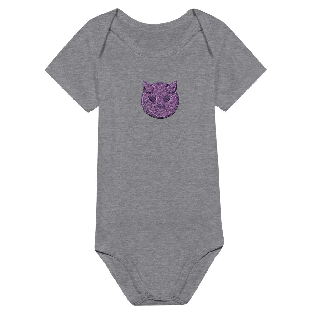Little Devil Embroidered Short Sleeve Onesie – Adorable Baby Bodysuit FREE DELIVERY - Sayby’s