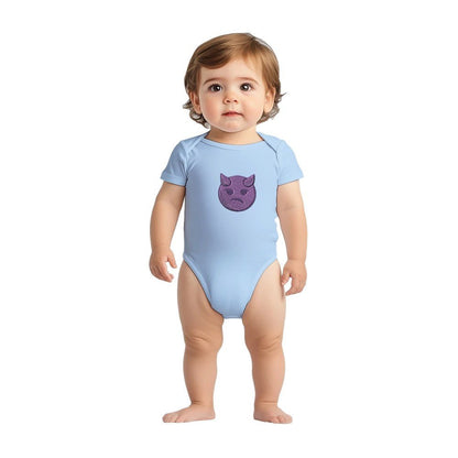 Little Devil Embroidered Short Sleeve Onesie – Adorable Baby Bodysuit FREE DELIVERY - Sayby’s