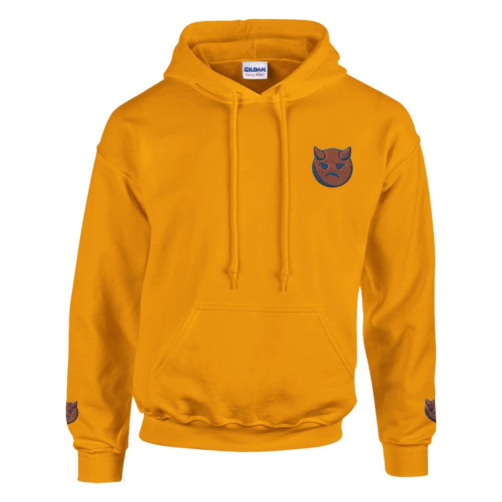 Little Devil Embroidered Warm Unisex Hoodie with Kangaroo Pouch Pocket FREE DELIVERY - Sayby’s