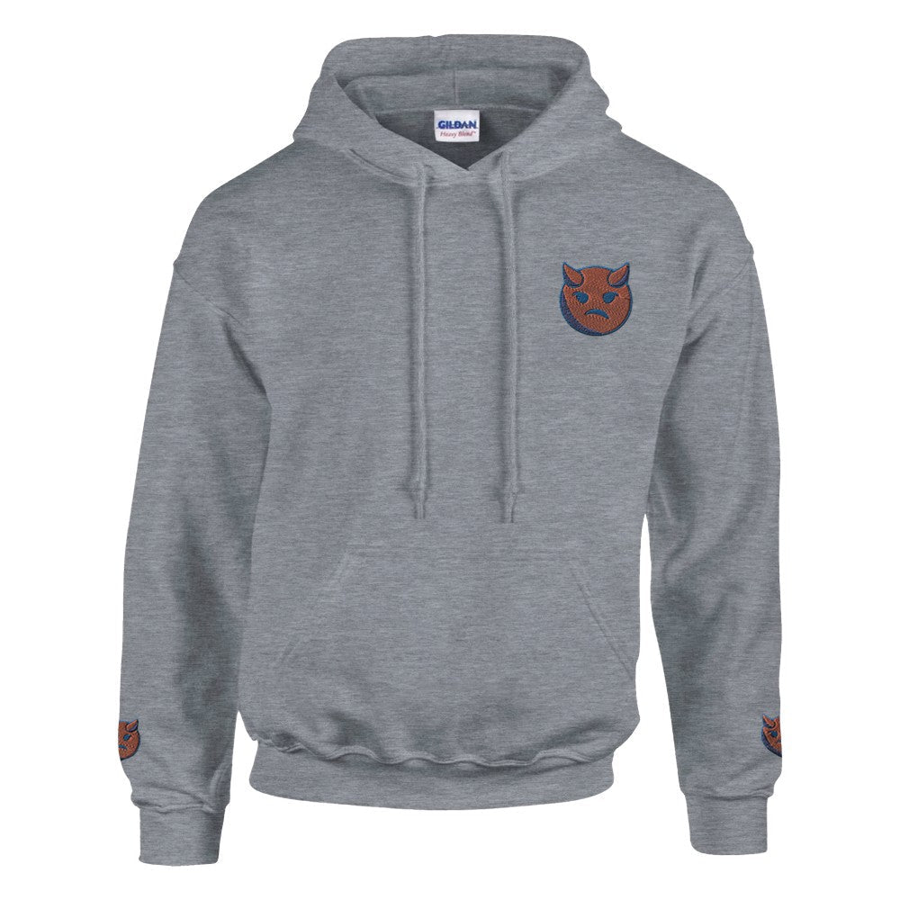 Little Devil Embroidered Warm Unisex Hoodie with Kangaroo Pouch Pocket FREE DELIVERY - Sayby’s