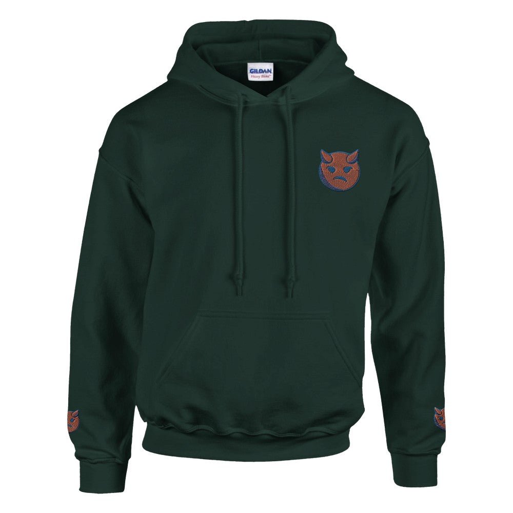 Little Devil Embroidered Warm Unisex Hoodie with Kangaroo Pouch Pocket FREE DELIVERY - Sayby’s