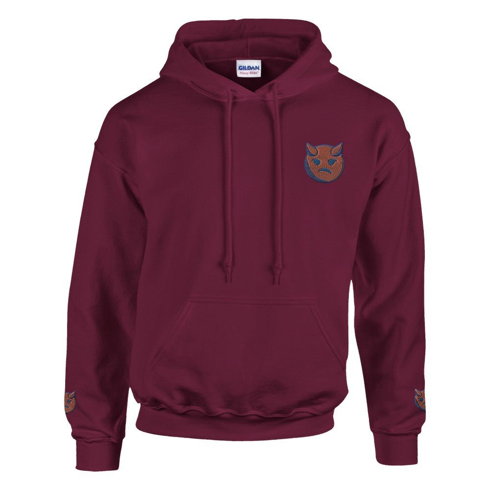 Little Devil Embroidered Warm Unisex Hoodie with Kangaroo Pouch Pocket FREE DELIVERY - Sayby’s
