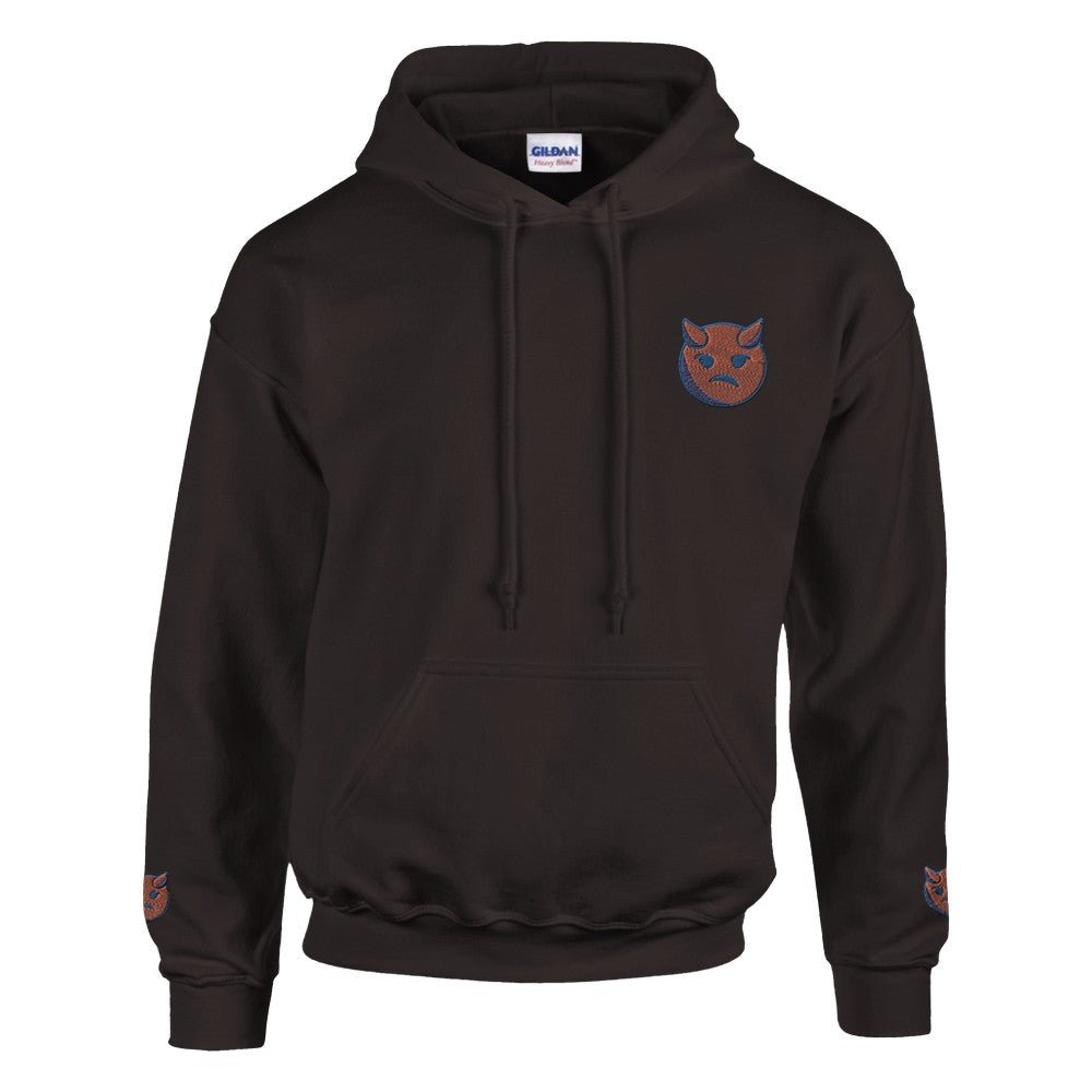 Little Devil Embroidered Warm Unisex Hoodie with Kangaroo Pouch Pocket FREE DELIVERY - Sayby’s