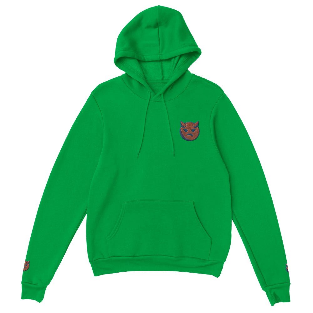 Little Devil Embroidered Warm Unisex Hoodie with Kangaroo Pouch Pocket FREE DELIVERY - Sayby’s