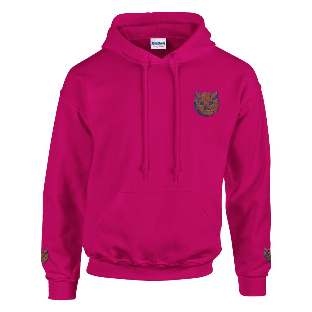 Little Devil Embroidered Warm Unisex Hoodie with Kangaroo Pouch Pocket FREE DELIVERY - Sayby’s
